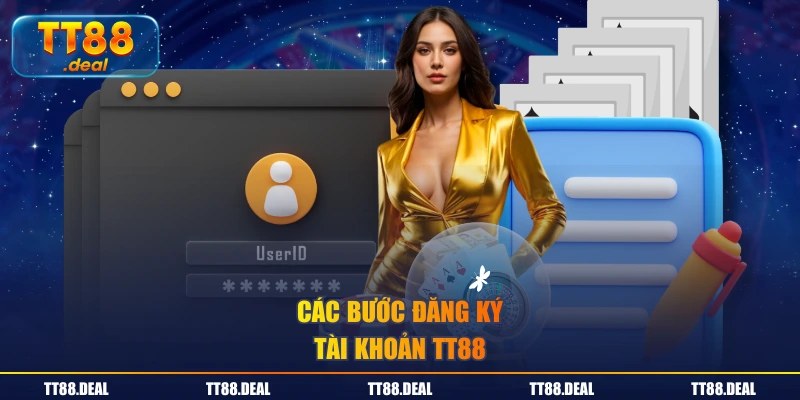 Các bước đăng ký tài khoản TT88